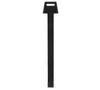 MINAOLULUS Llave Negro Antideslizante Plástico Apertura Cuadrada Interior de 5mm para Válvula de Llenado de Calefacción para Mantenimiento Doméstico de Calefacción