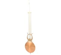 MINAOLULUS Mecanismo Marrón de Reloj Péndulo Silencioso de Metal Pared Reparar y Fabricar Relojes de Pared Modernos Diseño Clásico y Acabado