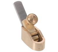 MINAOLULUS Mini Cepillo Manual para Carpintería de Violín de Latón, Herramienta de Luthier para Ajuste de Puentes, Tamaño Compacto Hoja de 8 Mm para Reparación y Bricolaje Musical