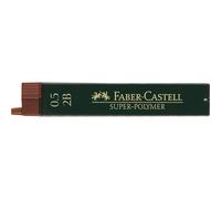 Minas Finas FABER-CASTELL Super-Polymer 0,5 mm. 2B