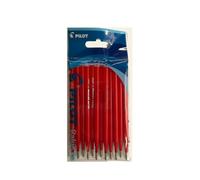 Pilot Pen Minas para bolígrafo de repuesto Frixion Ball 0,7 mm rojo 4x3 (12 unidades)