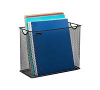 Mind Reader Caja de Almacenamiento de Archivos/Cesta para Cartas, Documentos legales, archivadores, Carpetas, Organizador de Oficina, Negro, 30,48 x 14,61 x 24,13 cm; 766,57 Gramos