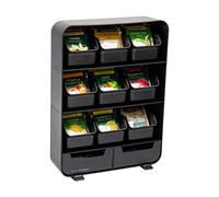 Mind Reader - Estante Organizador de Plástico para Bolsas de té, 180 Bolsas de té
