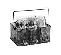Mind Reader MESHBASKET-BLK - Cesta de malla de almacenamiento, metal, color negro