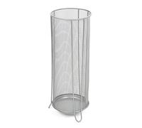 Mind Reader UMBHMESH-SIL Soporte para Paraguas de Malla metálica, Metal, Plateado, Klein