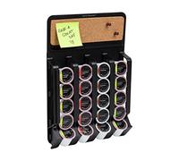 Mind Reader WMNT-BLK Mounty Soporte para cápsulas de café 10.71" W x 15.75" H Negro/Corcho