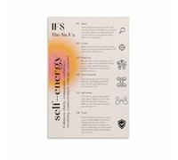 Mindfulness Canvas Art Tools for Inner Dialogue and Self Compassion Mental Health Wall Decor Space(Unframed,16x24inch(40x60cm))