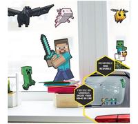 Minecraft - calcomanías adhesivas para ventana con licencia oficial,