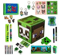 MINECRAFT Calendario de Adviento Minecraft 2023 para Niños - Regalos de Minecraft para Niños, Cuenta Regresiva Navidad (Verde Cube)