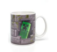 Minecraft Creeper Inside 11oz / 312ml Taza de cerámica gris que cambia de calor