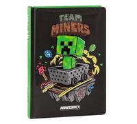 Minecraft - Diario escolar oficial Minecraft, diario de 12 meses para niños y adolescentes, con tapa acolchada, 320 páginas de colores, ideal para escuela primaria y secundaria, 13 x 17,8 cm