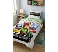 Minecraft Graffiti Funda Nórdica Cama 90 140x200 + Funda Almohada Alex