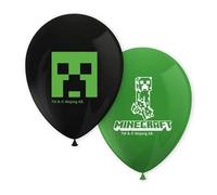 Procos Globos decorativos Minecraft, lote de 8, circunferencia 85 cm, Disney, cumpleaños infantil