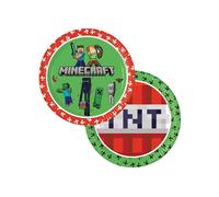 Minecraft Party - Juego de 8 platos