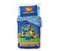 Minecraft Ready to Survive Funda Nórdica Cama 90 140x200 + Funda Almohada