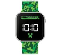 Minecraft Reloj Casual MIN4273, Verde, Moderno