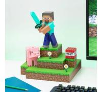 Paladone Steve Diorama Lamp Verde Niños