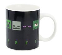 Minecraft taza sensitiva al calor squared pattern 325 ml
