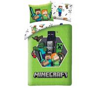 Minecraft Universo Píxel Funda Nórdica Cama 90 140x200 + Funda Almohada