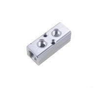 Minflora Base de colector de aire para herramientas neumáticas, distribuidor multilínea de 1/2 pulgada con ajuste SY30 (2F)