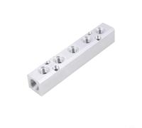 Minflora Base de colector de aire para herramientas neumáticas, distribuidor multilínea de 1/2 pulgada con ajuste SY30 (5F)