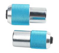 Minflora Juego de llaves de vaso ajustables - 2 piezas de mandriles de grifo pequeños y grandes azules para llaves de vaso y corte de rosca