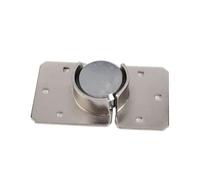 mingzhe Juego de Cerrojo de Candado Seguridad Resistente, Cerradura Acero 73mm con Grillete Oculto para Protección Puertas Garaje y Cobertizos