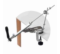 Mingzhe Kit de Afilado de Cuchillos con Innovador Fijación Abatible y 4 Piedras Abrasivas para Tijeras, Cocina y Herramientas Carpintería (Tipo 1)