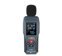 Mingzhe Medidor de Nivel de Sonido Digital Portátil Instrumento Medición Ruido 30-130dBA con Función Alarma para Monitoreo del Entorno Doméstico, Pantalla LCD 4 Dígitos