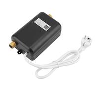 mingzhe Mini Calentador de Agua Eléctrico sin Tanque de 3800W, con Pantalla Digital LCD para Lavado Fregadero Cocina y Baño (Negra)