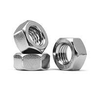 MINHER M10-1,5 Tuercas Hexagonales de Acero Inoxidable 304 DIN 934 (20 Piezas)