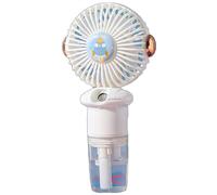 Mini aire acondicionado de mano, Mini ventilador de mano con Humidificador portátil recargable por USB, Enfriador de niebla, Ventilador de mano con agua , ventilador de pulverización de refrigeración 