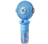 Mini aire acondicionado de mano, Mini ventilador de mano con Humidificador portátil recargable por USB, Enfriador de niebla, Ventilador de mano con agua , ventilador de pulverización de refrigeración