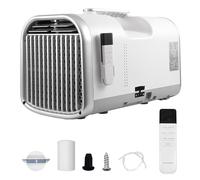 Mini Aire Acondicionado Portátil Personal De 4400/5100 BTU Para Carpa Y Caravana. Silencioso, Cubre Hasta 108 Pies². Para Dormitorio, Oficina, Camión O Campamento(T1-PRO)