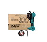 Mini amoladora angular eléctrica sin escobillas de 21V, recargable, máquina pulidora rotación 180 ° for batería 18V ,Rendimiento alto(No Battery)