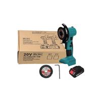 Mini amoladora angular eléctrica sin escobillas de 21V, recargable, máquina pulidora rotación 180 ° for batería 18V ,Rendimiento alto(1 Battery)