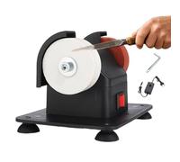 Mini Amoladora de Banco Herramienta Compacta de Rectificado de Sobremesa | Amoladoras Eléctricas de Banco para Bricolaje, Restauración de Muebles, Acabado de Joyas, Brocas y Hogar