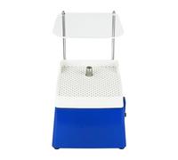 Mini amoladora de vidrio portátil mini herramienta de molienda con muela 110v 65w amoladora de vidrio coloreado adecuado para la molienda de vidrio cerámica (azul)