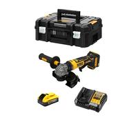 Mini amoladora DeWALT DCG404H1T (1 x 5,0 Ah Powerstack + DCB1104 + TSTAK II)