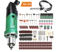 Mini Amoladora Eléctrica de 480W, Grabador, Pulidora, Herramienta Rotativa para Trabajar la Madera con Velocidad Variable, Compatible con Dremel Mini Drill J
