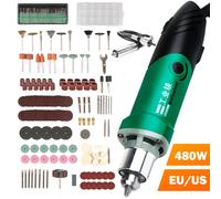 Mini amoladora eléctrica de 480W, máquina pulidora y grabador, juego de herramientas rotativas para carpintería para Mini taladro Dremel de velocidad Variable D