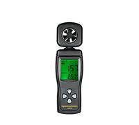 Mini anemómetro LCD Medidor de velocidad del viento digital Medición la temperatura aire con retroiluminación,Medición precisa