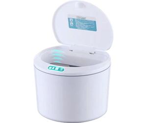 Mini aspiradora automática con sensor – Contenedor de residuos eléctrico para cocina, oficina y automóvil – 3 litros
