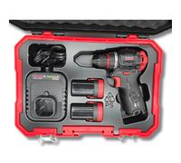 Mini Atornillador Profesional 16V Brushless Compacto 55Nm con 2 Baterías y Maletín
