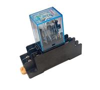 Mini bobina de relé DC12V DC24V AC110V AC220V HH62P JQX-13F10A 220V relé electromagnético de uso General en miniatura(DC12V)