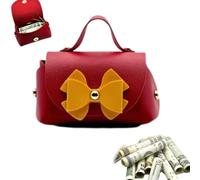 Mini bolsa de regalo sorpresa única para dinero, soportes de dinero de Navidad para dinero en efectivo, pequeñas cajas de regalo reutilizables con lazo, hucha para dinero en efectivo, regalo de