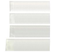Mini bolsas transparentes - Paquete de 100 bolsas transparentes con cremallera pequeña | Organizador de almacenamiento de suministros de viaje para tornillos, cuentas de píldoras de , versátil