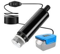Mini Bomba de Agua Sumergible Compatible con Bosch 18V, 30 L/min Bomba de Agua a Batería Portátil para Barril de Lluvia, Piscina, Estanque y Riego de Jardín (Batería No Incluida)