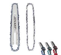 Mini cadena de motosierra de 6 pulgadas con barra de cadena de sierra de repuesto, cadenas de repuesto de 6 pulgadas para mini motosierra portátil, cadena de sierra guía para cortar ramas de madera