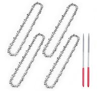 Mini cadena de repuesto de 15,2 cm para barra de 15,2 cm - 4 PCAK, calibre 109,2 cm, no LP de 6,35 mm, 37 eslabones de entrenamiento - Compatible con Seesii y todas las marcas - Mini motosierra -